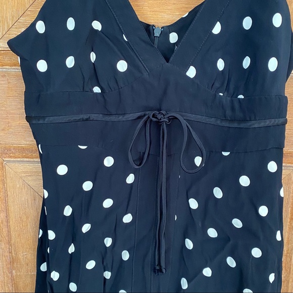 Bebe polka dot mini tank dress 90s style Medium - Picture 2 of 9